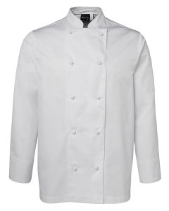 JBs wear Unisex Chef's Jacket Long Sleeve-White-2XS
