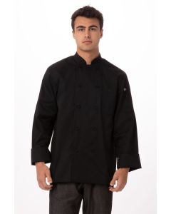 Chef Works Unisex Calgary Cool Vent Chef Long Sleeve Jacket-XS-Black